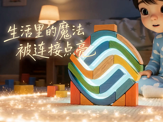 生活里的魔法  被连接点亮
