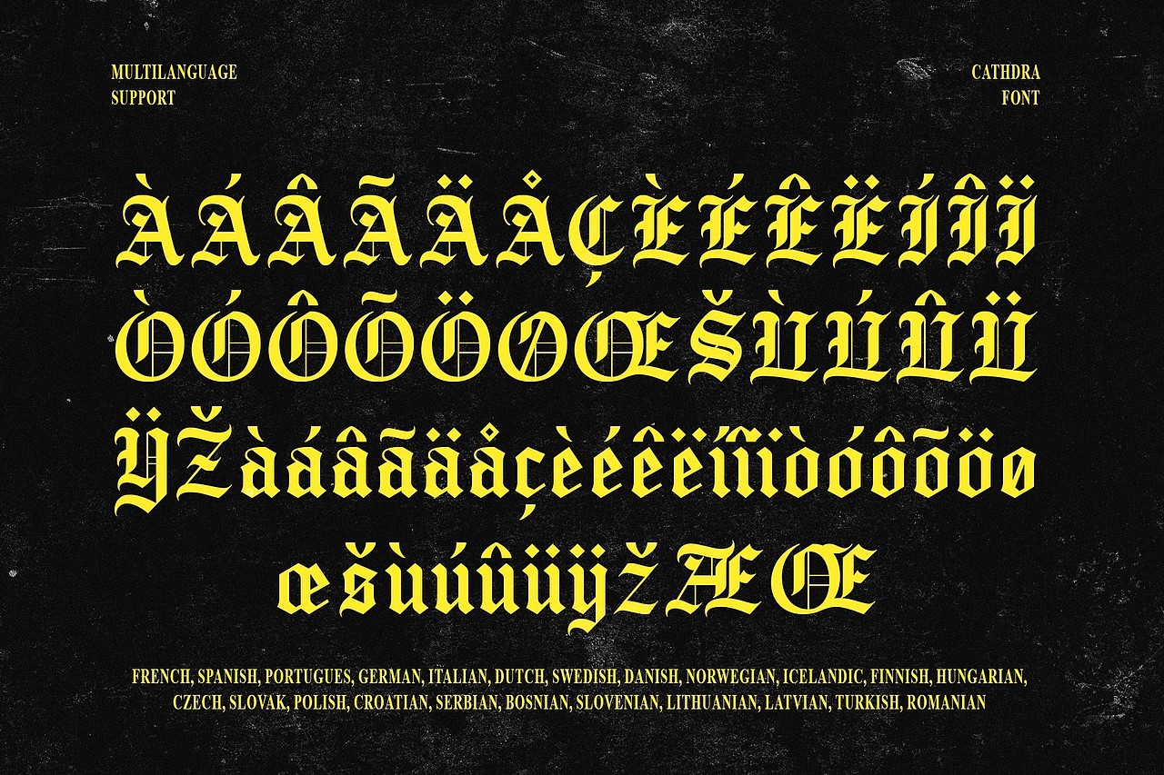 复古潮流哥特朋克摇滚刺青啤酒标签装饰艺术英文字体（图ZNDA5MDMxMjQ0） - 字体/字形 - 站酷设计师最西文集原创素材 - 站酷ZCOOL