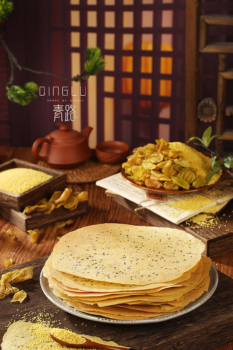 美食摄影 | 焦饼鸡内金茯苓山药黑小米 河南特产（图ZNDA5MDQyMDA4） - 美食摄影 - 站酷设计师青路原创素材 - 站酷ZCOOL