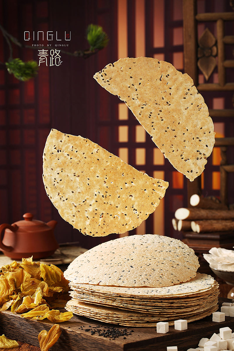 美食摄影 | 焦饼鸡内金茯苓山药黑小米 河南特产（图ZNDA5MDQyMDEy） - 美食摄影 - 站酷设计师青路原创素材 - 站酷ZCOOL