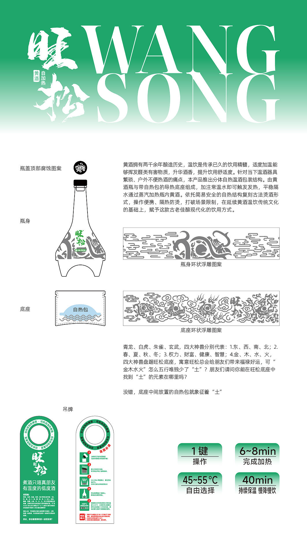 「旺松」自加热黄酒产品包装（图ZNDA5MDUwNzQ0） - 包装 - 站酷设计师七叶树树树原创素材 - 站酷ZCOOL