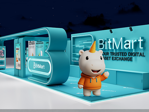 LKDESIGN丨Token2049新加坡：Bitmart品牌展厅设计案例