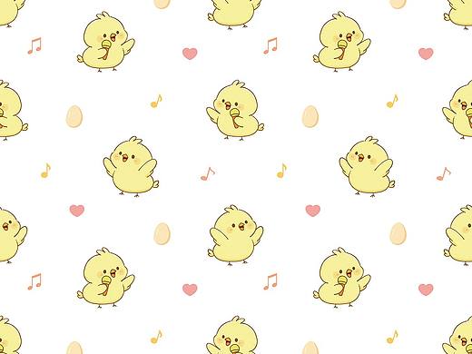 原创图案设计丨小黄鸡🐥 可授权可接稿