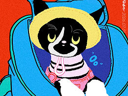 第100只小猫，终于画完了！！！🐱🎉