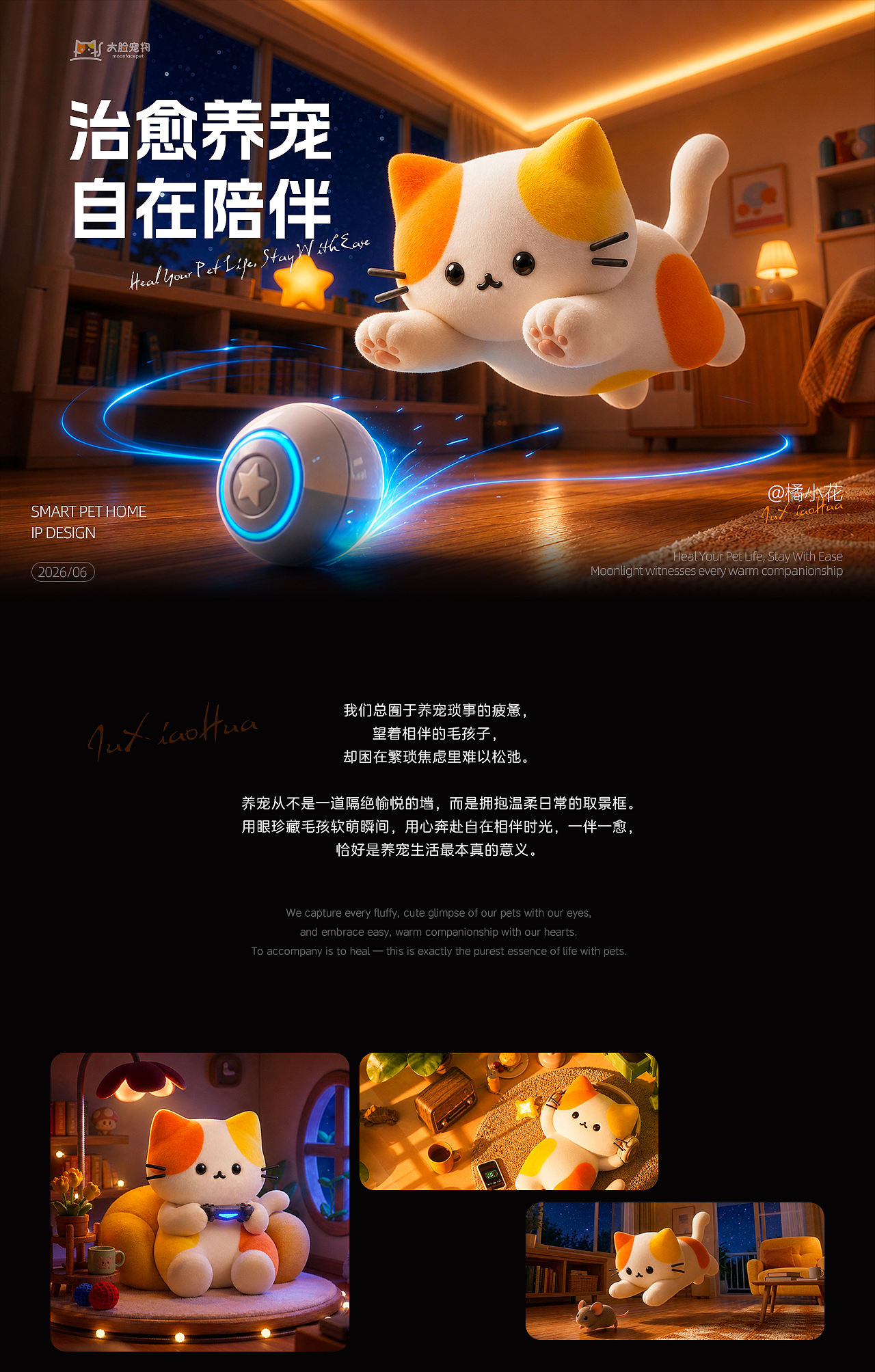 大脸萌宠智能家居IP设计（图ZNDA5MDkzMTcy） - 品牌 - 站酷设计师猴哥520原创素材 - 站酷ZCOOL