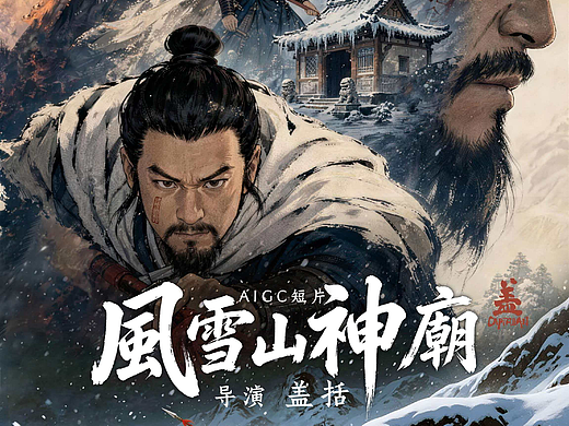 AIGC动画短片 风雪山神庙