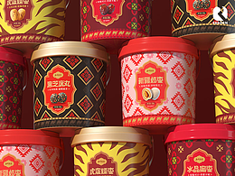 西域果园｜新疆特产零食食品桶包装设计