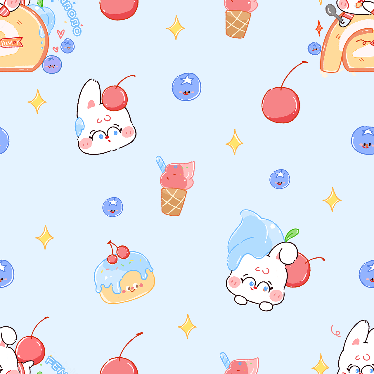 原创IP-粉啵啵-手机壳.家纺运用（更新版本）（图ZNDA5MTE2ODk2） - 创作习作 - 站酷设计师Kiki啊mom原创素材 - 站酷ZCOOL