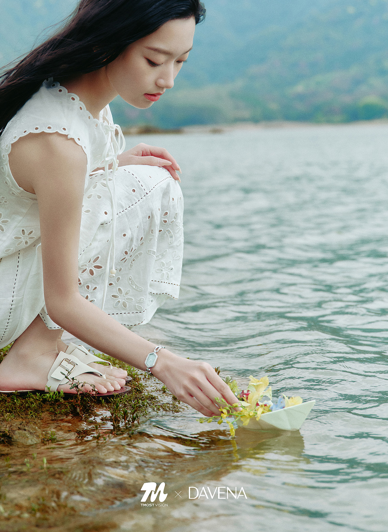 DAVENA视觉全案｜舟间繁花，把浪漫戴在手腕（图ZNDA5MTI2Njg0） - 产品摄影 - 站酷设计师TMOST产品拍摄原创素材 - 站酷ZCOOL