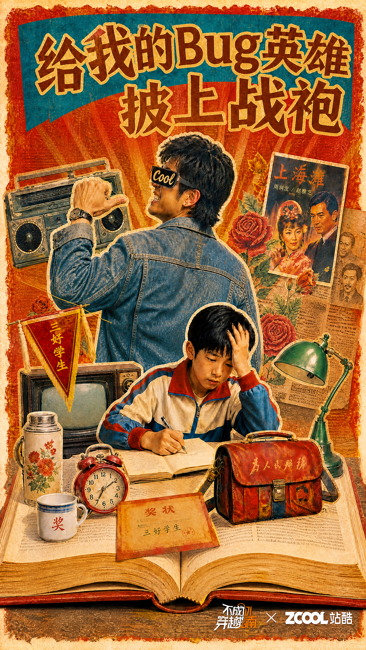 一页日记穿时光,平凡Bug自成袍(图ZNDA5MTMyNDky) - AI作品 - 站酷设计师AI设计师33酱原创素材 - 站酷ZCOOL