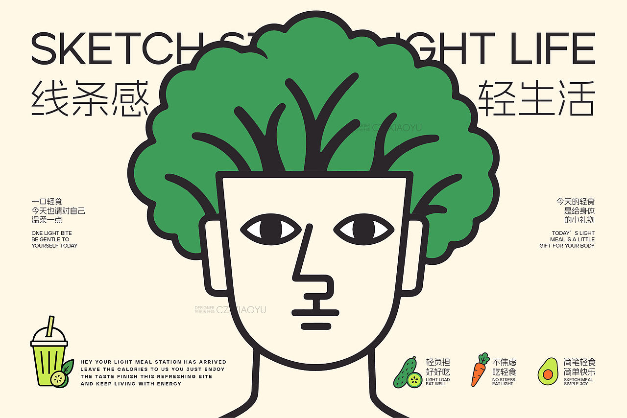 原创几何插画类品牌视觉设计（图ZNDA5MTQ1NDA0） - 品牌 - 站酷设计师CZxiaoyu原创素材 - 站酷ZCOOL