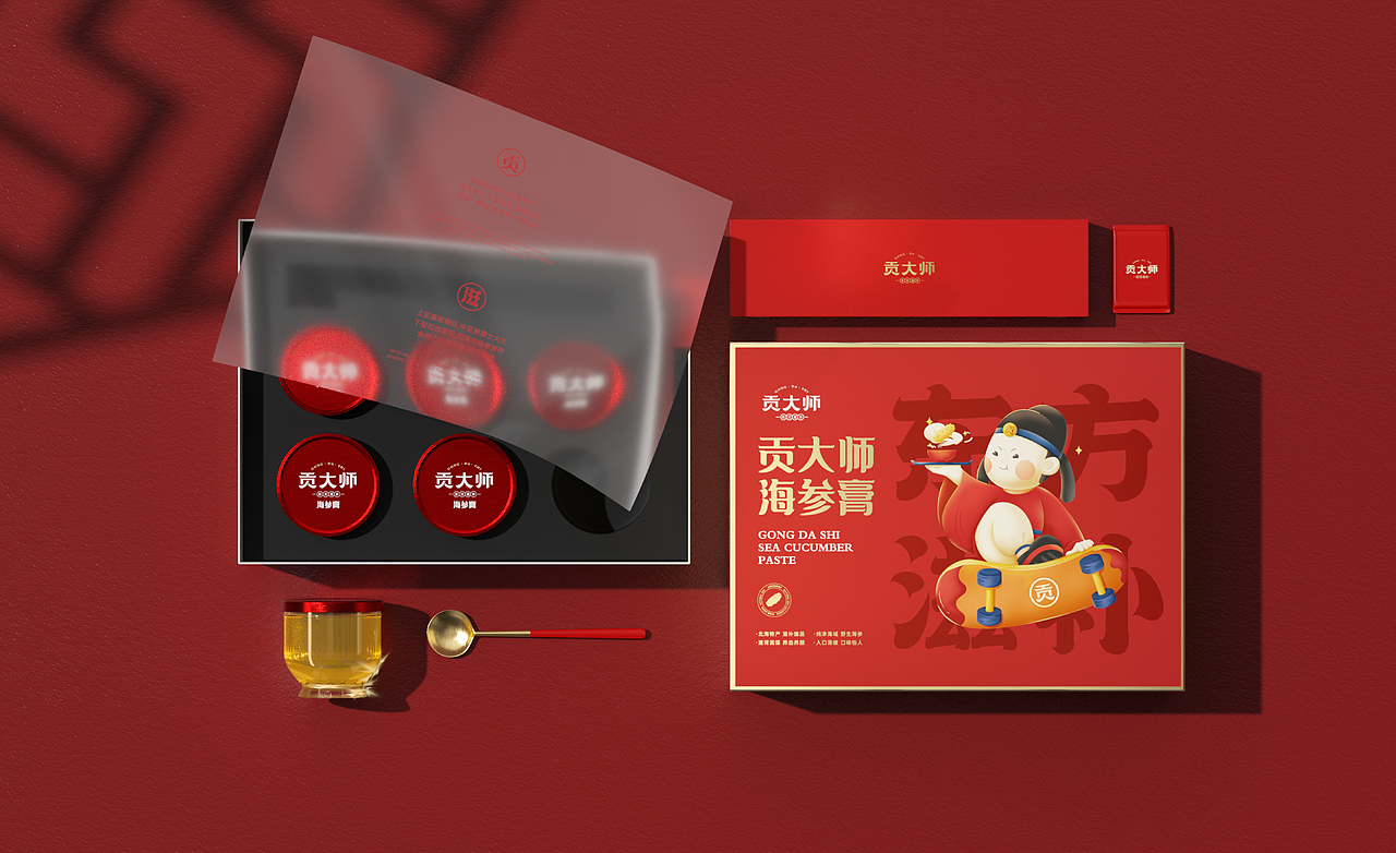千卓丨《贡大师品牌设计》-东方滋补大师供奉（图ZNDA5MTY1MzE2） - 品牌 - 站酷设计师千卓品牌策划原创素材 - 站酷ZCOOL