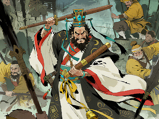 三国人物艺术插画（十一）