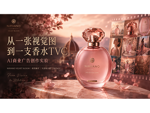 AIGC香水TVC:从主视觉图到9宫格分镜,再到视频成片