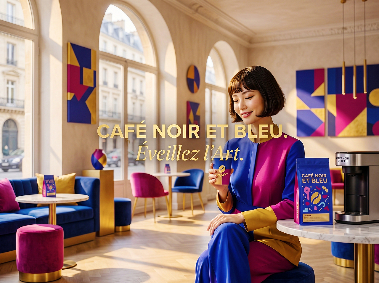 Up-Brands 上游文创|CAFÉ NOIR ET BLEU咖啡品牌设计(图ZNDA5MTgyNzQ0) - 品牌 - 站酷设计师上游文创品牌设计原创素材 - 站酷ZCOOL