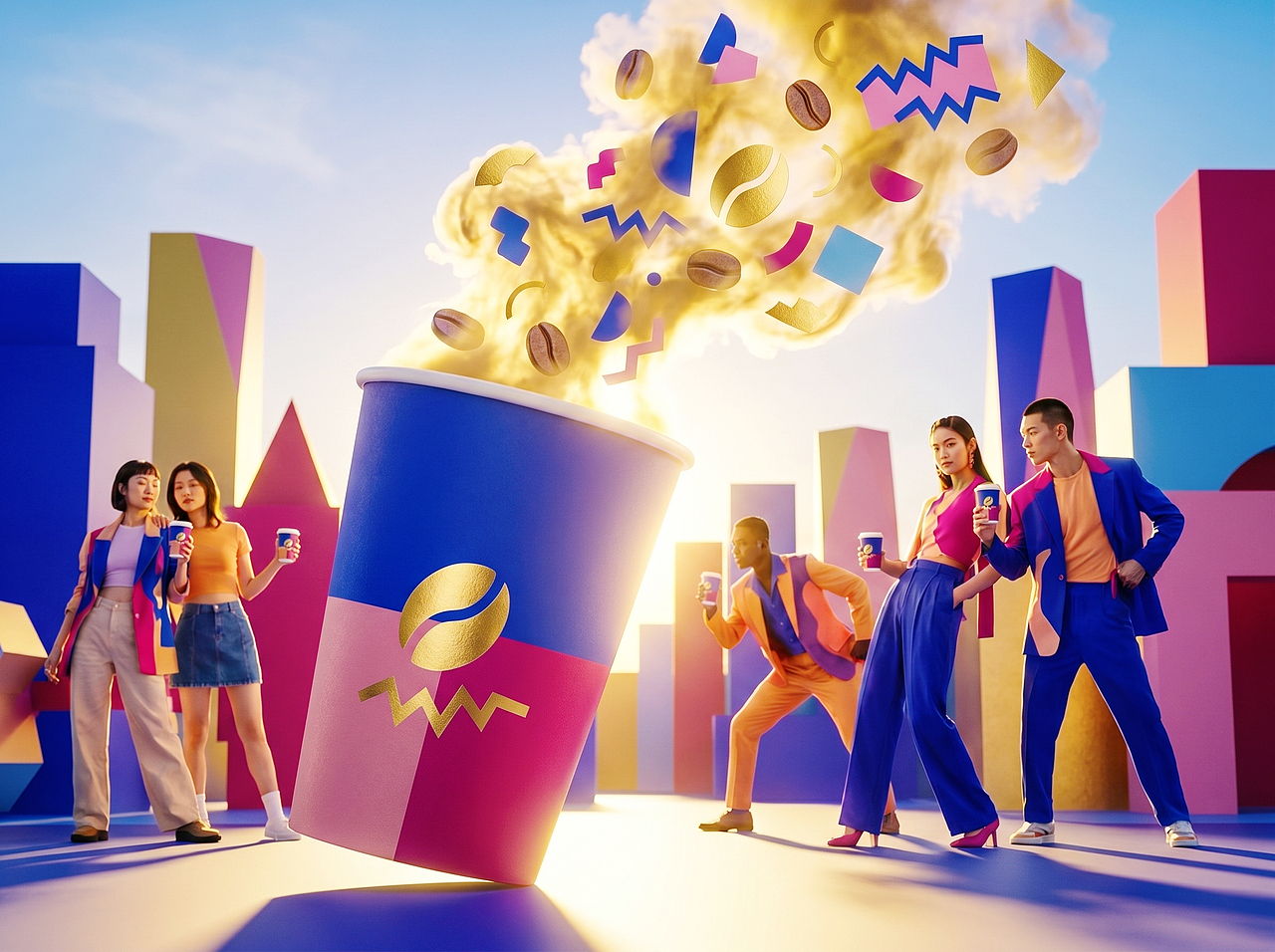 Up-Brands 上游文创|CAFÉ NOIR ET BLEU咖啡品牌设计(图ZNDA5MTgyNzI0) - 品牌 - 站酷设计师上游文创品牌设计原创素材 - 站酷ZCOOL