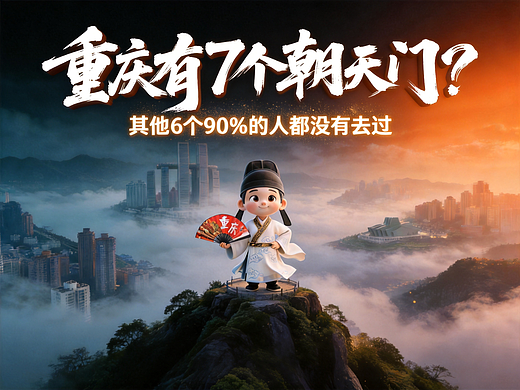 重庆 6 个小众隐藏朝天门走遍这 7 处江河胜地文旅动画
