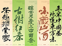 雲朴堂丨不同风格的書法字体