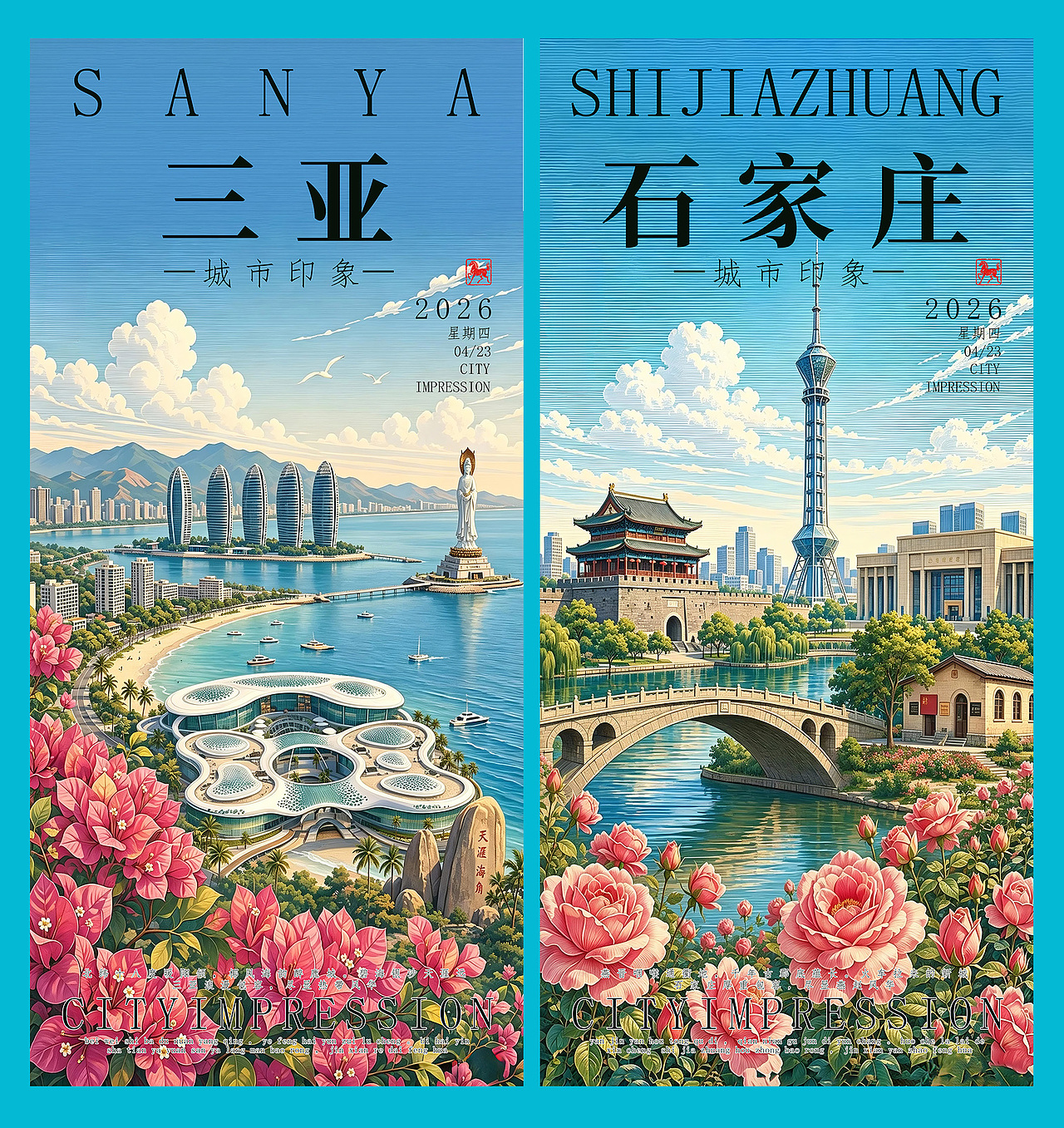 三亚城市插画（图ZNDA5MTkzNzUy） - 商业插画 - 站酷设计师linchanghe河原创素材 - 站酷ZCOOL