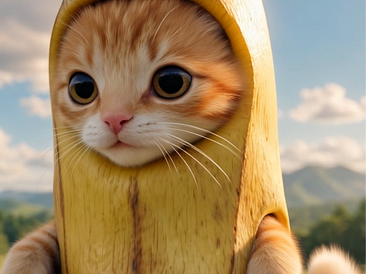 香蕉猫和刀盾的奇幻之旅