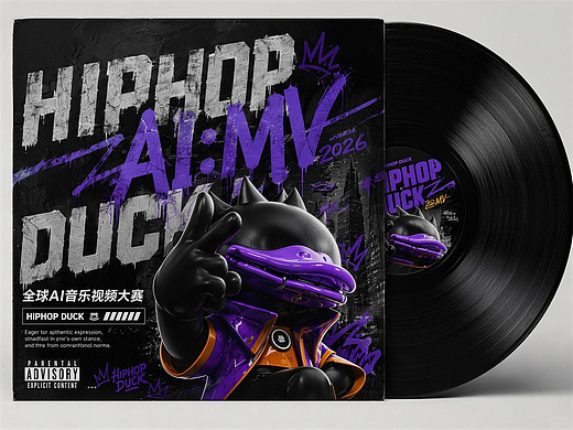 HIPHOP DUCK封面设计 #MVLAND嘻哈狂欢派对