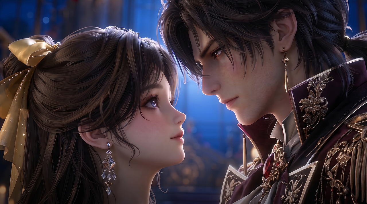 美女与野兽（图ZNDA5MjA0NTA4） - AI作品 - 站酷设计师橘子_Mable原创素材 - 站酷ZCOOL