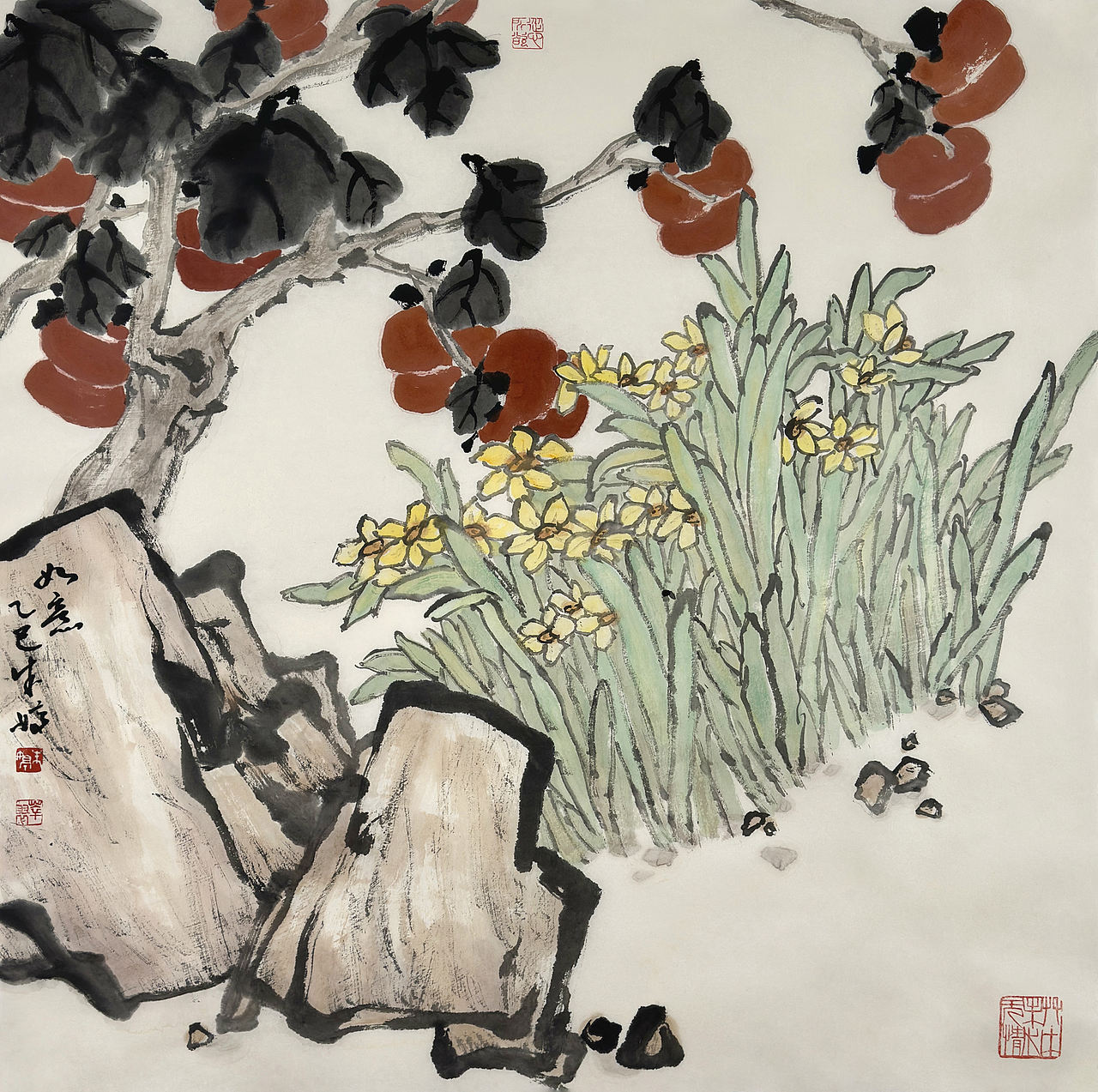 赤墨国画-059花鸟小品（图ZNDA5MjA2OTk2） - 绘画 - 站酷设计师懐古o萃翠轩原创素材 - 站酷ZCOOL