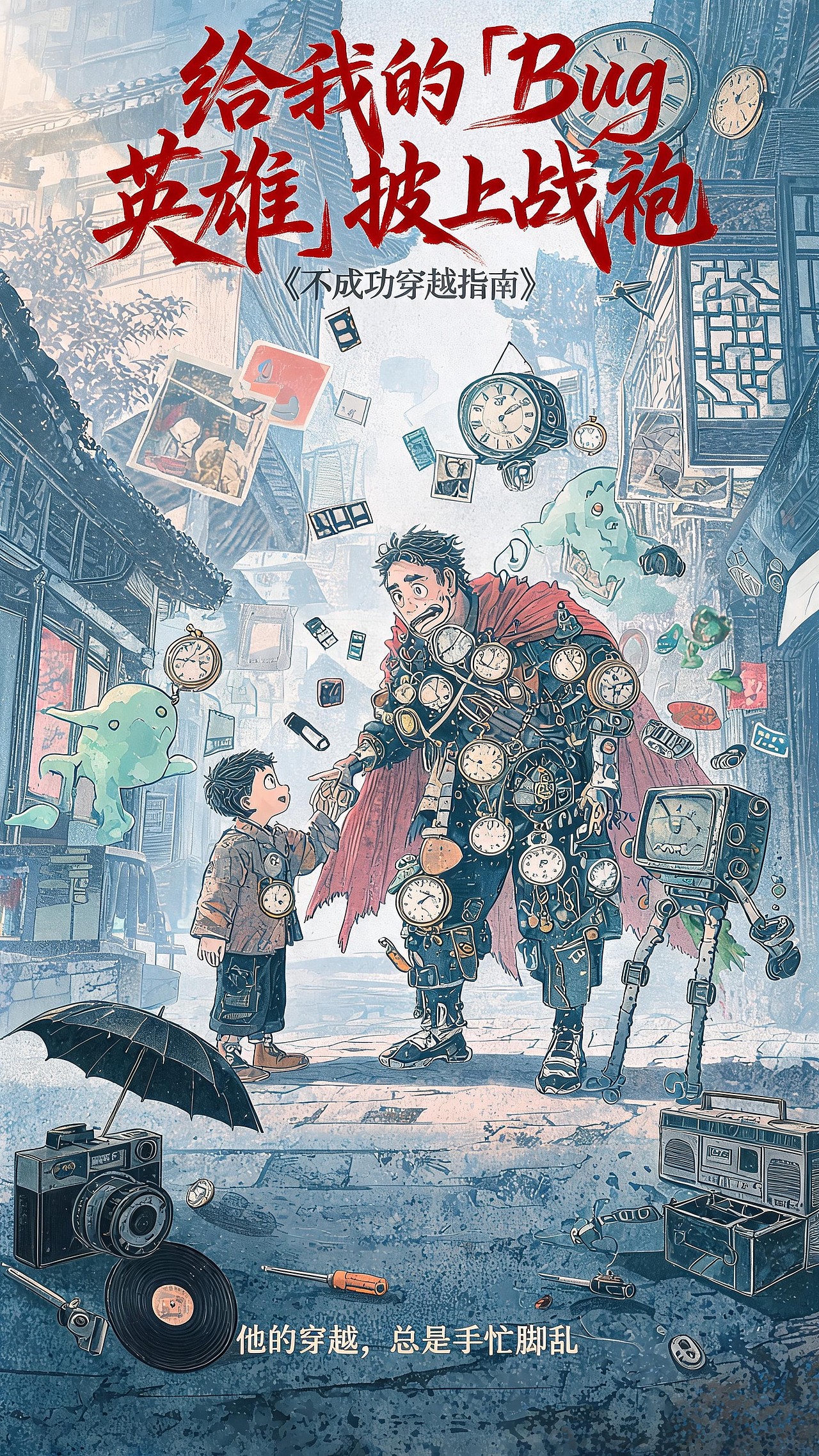 市井时空里的父亲战甲(图ZNDA5MjExMTY0) - AI作品 - 站酷设计师你呐nina原创素材 - 站酷ZCOOL