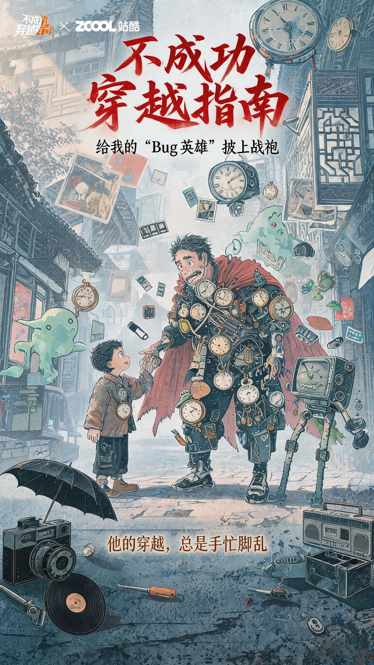市井时空里的父亲战甲(图ZNDA5MjE5NDUy) - AI作品 - 站酷设计师你呐nina原创素材 - 站酷ZCOOL