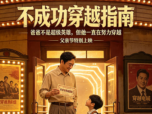 不成功穿越指南海报设计