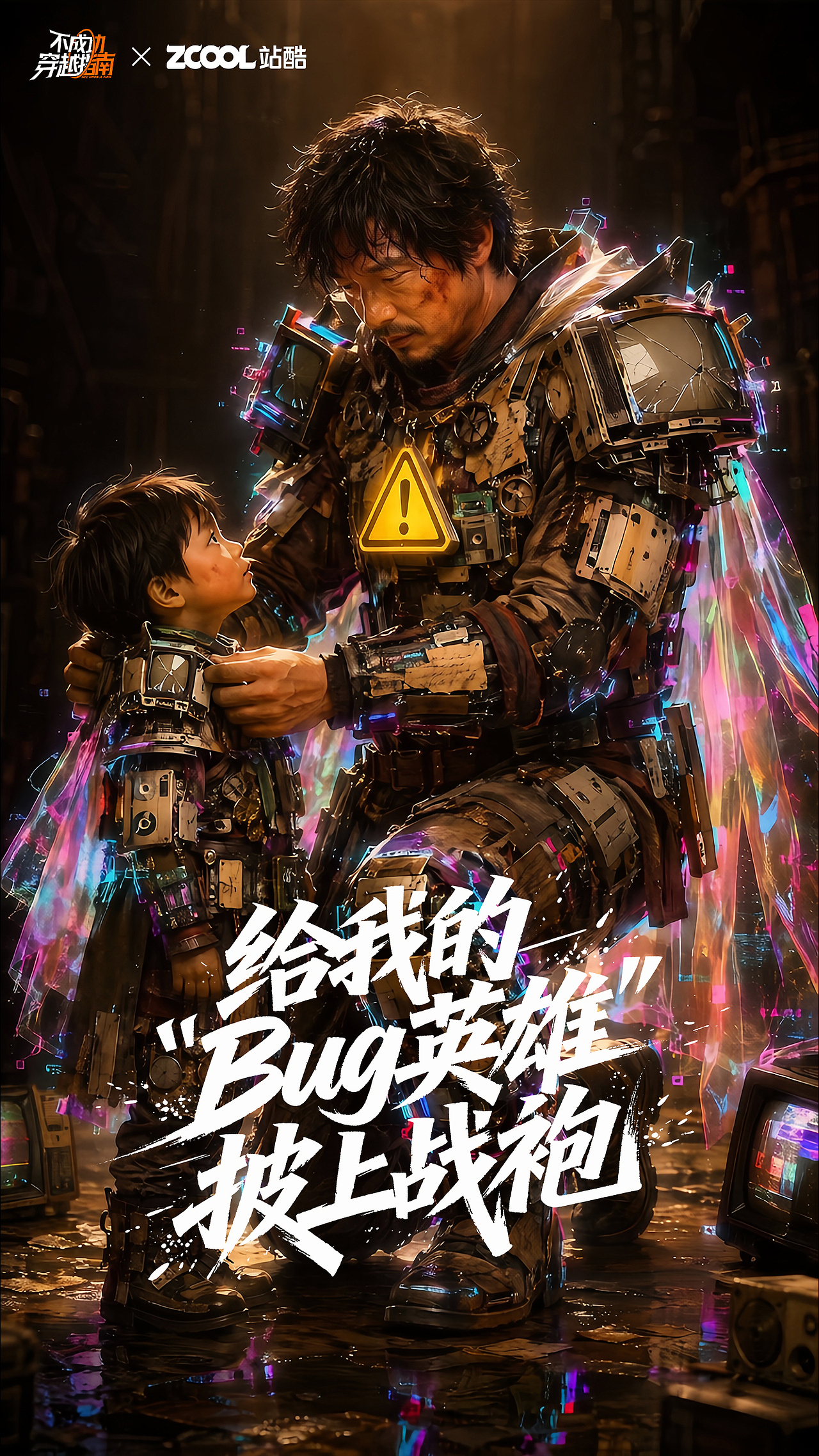 为 Bug 英雄，缝制时代战袍（图ZNDA5MjI3MDg4） - AI作品 - 站酷设计师小猪品牌设计原创素材 - 站酷ZCOOL