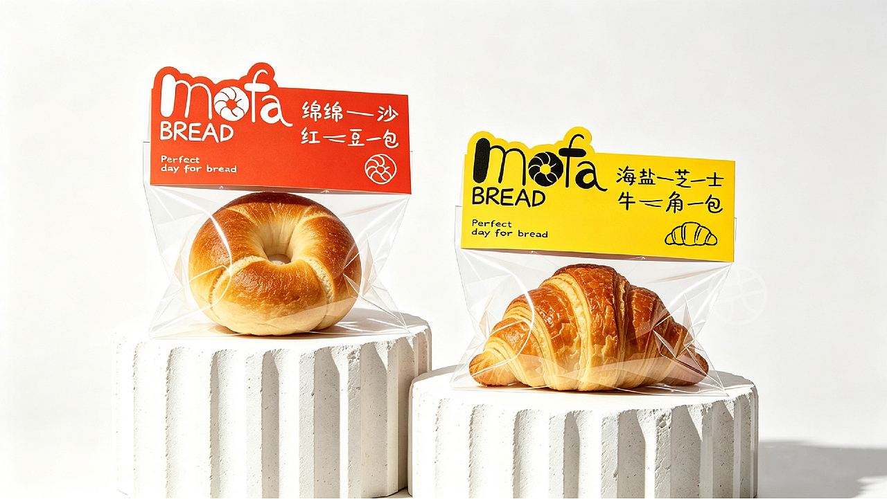 原创| mofa bread —— 治愈系面包&咖啡品牌设计(图ZNDA5MjI5NDU2) - 品牌 - 站酷设计师七鱼V587原创素材 - 站酷ZCOOL