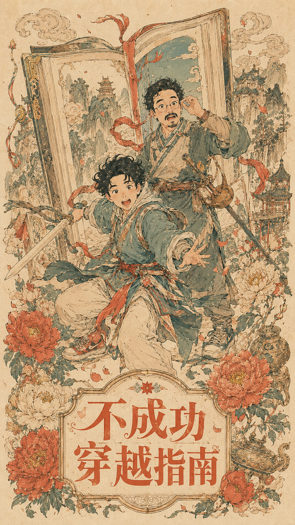 穿过时间，读懂父亲。（图ZNDA5MjM0NjY4） - AI作品 - 站酷设计师一首歌的顾事原创素材 - 站酷ZCOOL