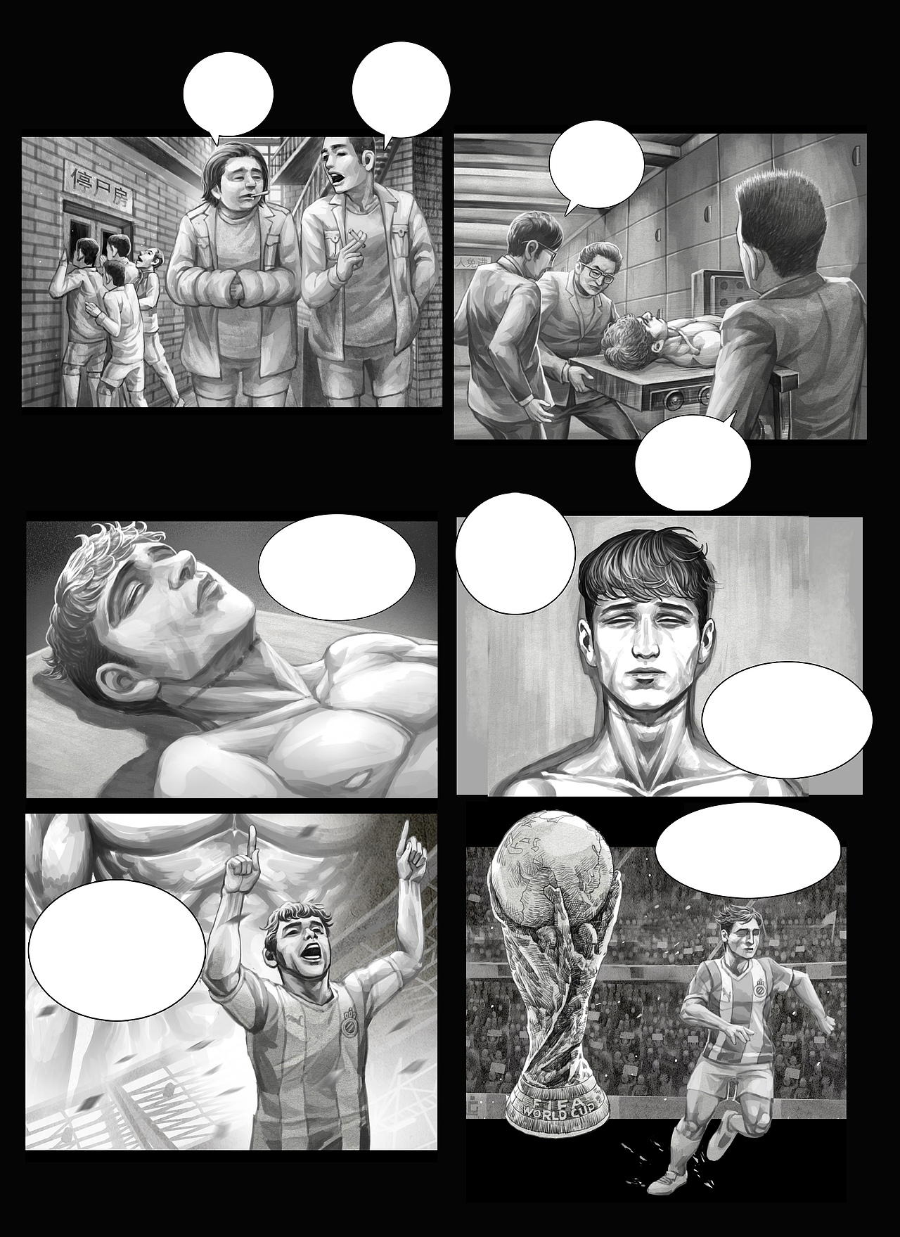 我的世界杯漫画（图片集）决赛01（图ZNDA5MjQwNTI0） - 短篇/格漫 - 站酷设计师fox1号原创素材 - 站酷ZCOOL