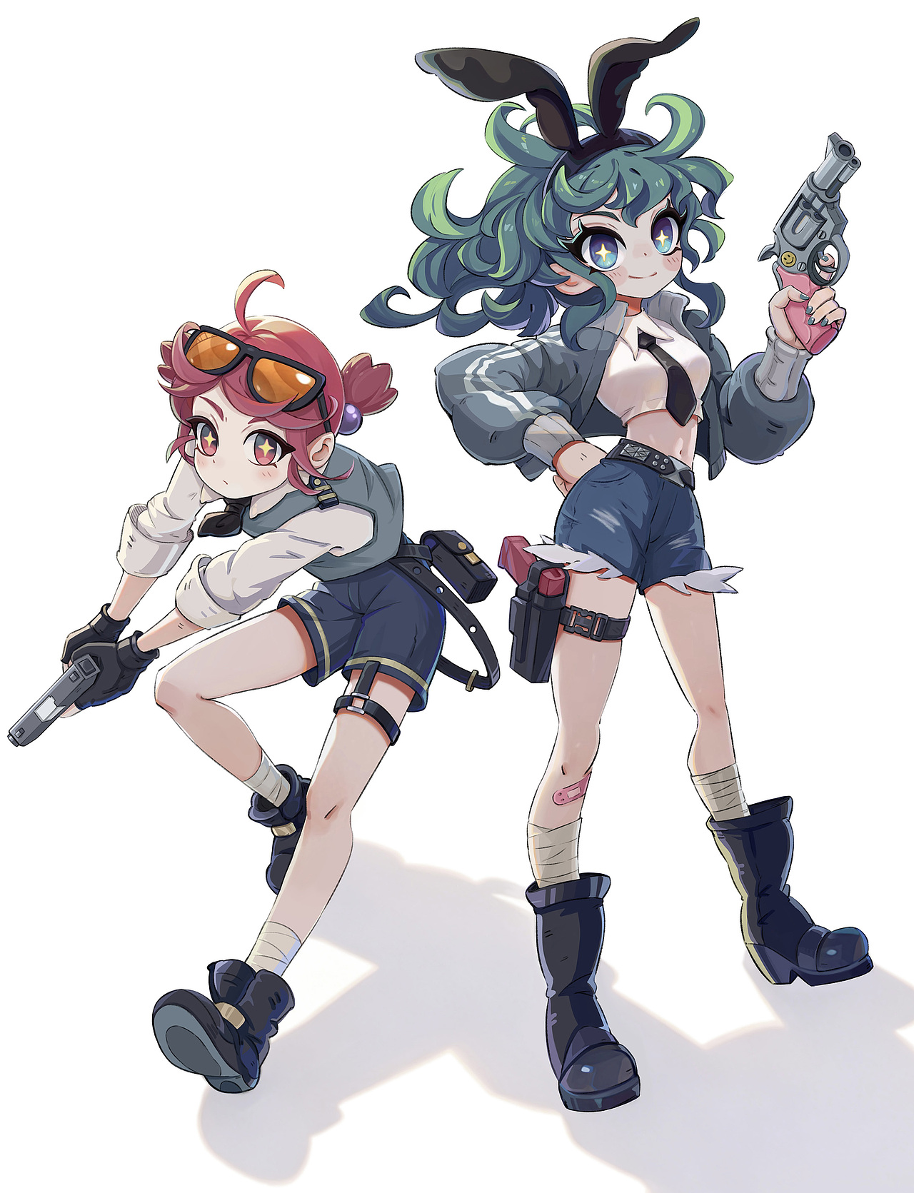 红绿CP~（图ZNDA5MjQ3Njg0） - 游戏原画 - 站酷设计师风的lalala原创素材 - 站酷ZCOOL