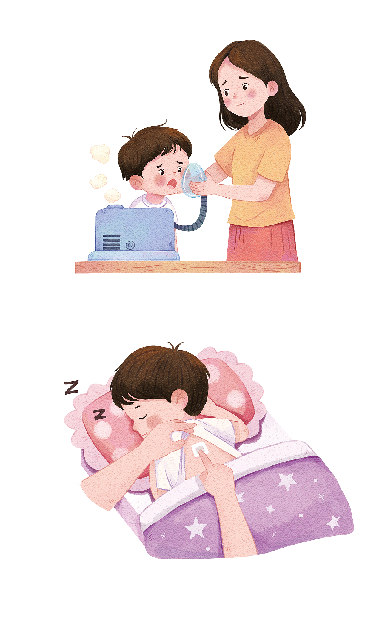医疗知识科普绘本（图ZNDA5MjU0NDA4） - 儿童插画 - 站酷设计师PoppyLala_11原创素材 - 站酷ZCOOL