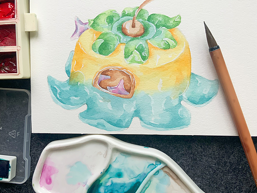 每周水彩小画