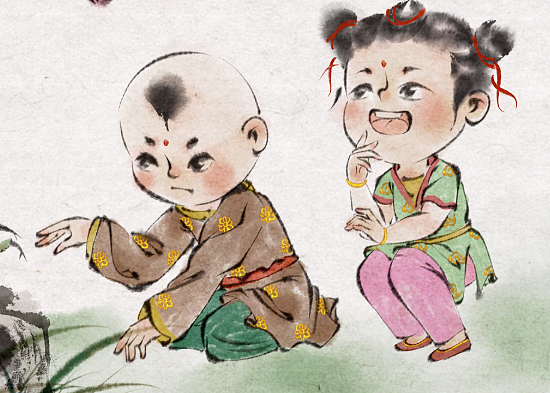 螳螂捕...“蝉”？（图ZNDA5MjU5NzI0） - 儿童插画 - 站酷设计师赤墨琳琅原创素材 - 站酷ZCOOL