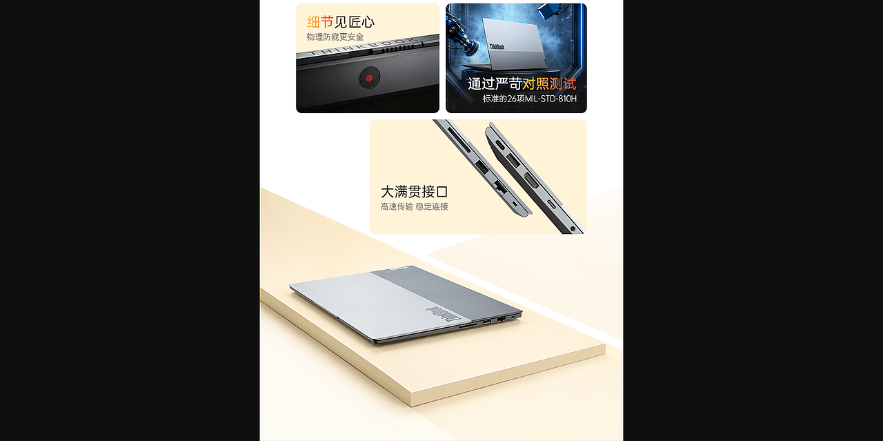 电商详情页设计全案 | ThinkBook 14 商务笔记本（图ZNDA5MjY4MzU2） - 电商 - 站酷设计师元气阿葵原创素材 - 站酷ZCOOL