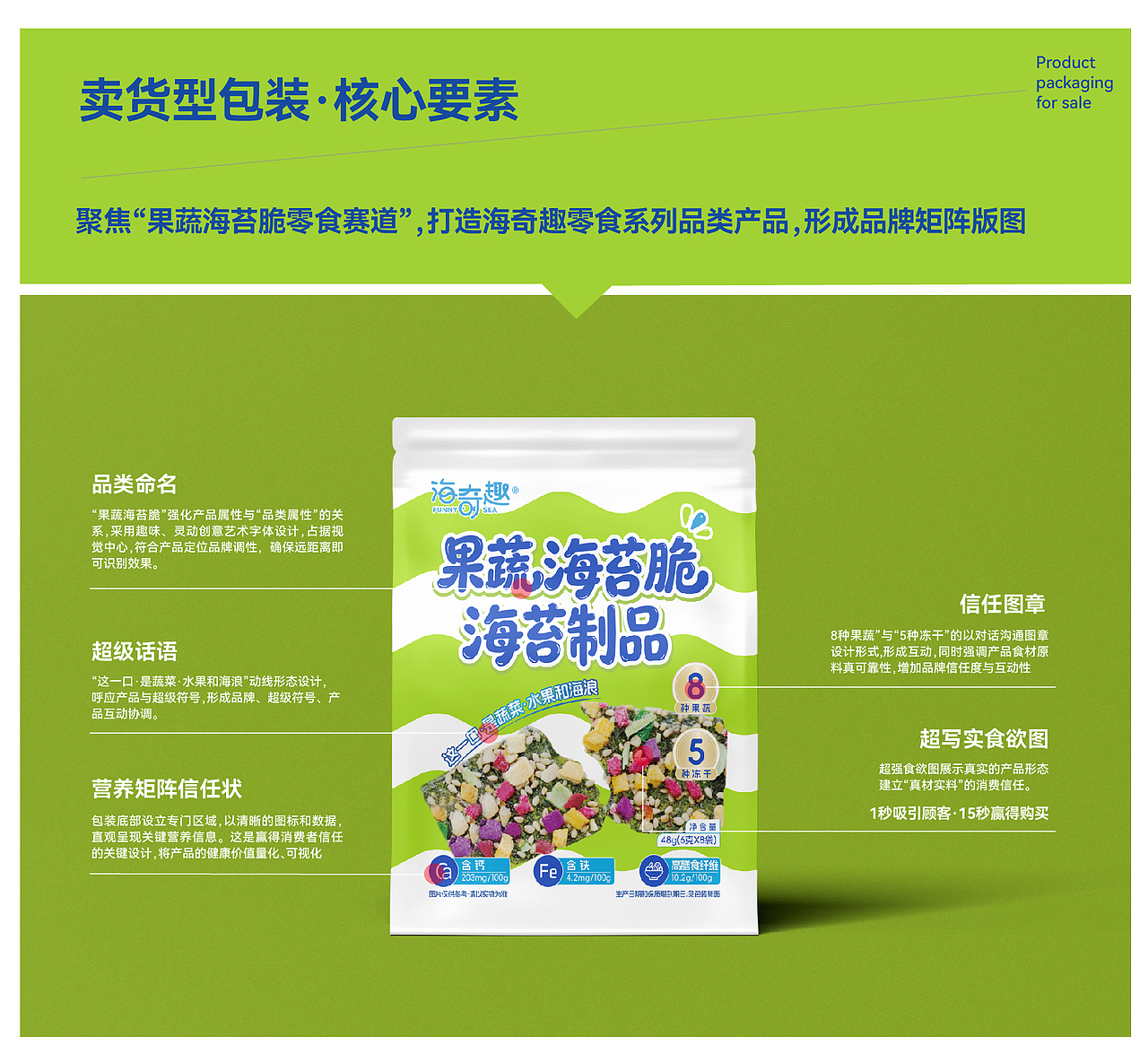 蔬果海苔脆包装设计·食品包装设计·爆款包装设计(图ZNDA5Mjc2NzI4) - 包装 - 站酷设计师朝与飞品牌设计原创素材 - 站酷ZCOOL