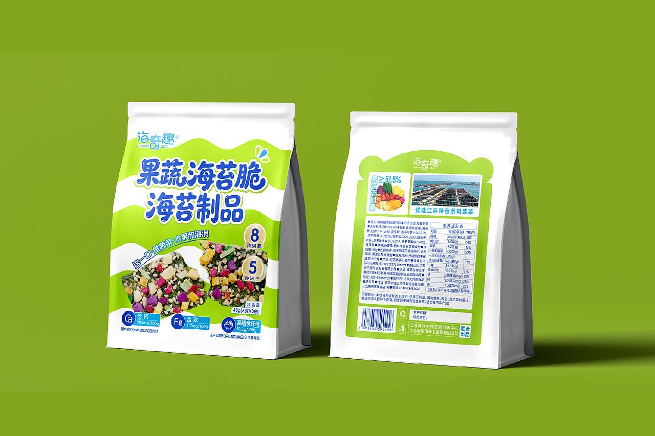 蔬果海苔脆包装设计·食品包装设计·爆款包装设计(图ZNDA5Mjc2Nzg4) - 包装 - 站酷设计师朝与飞品牌设计原创素材 - 站酷ZCOOL