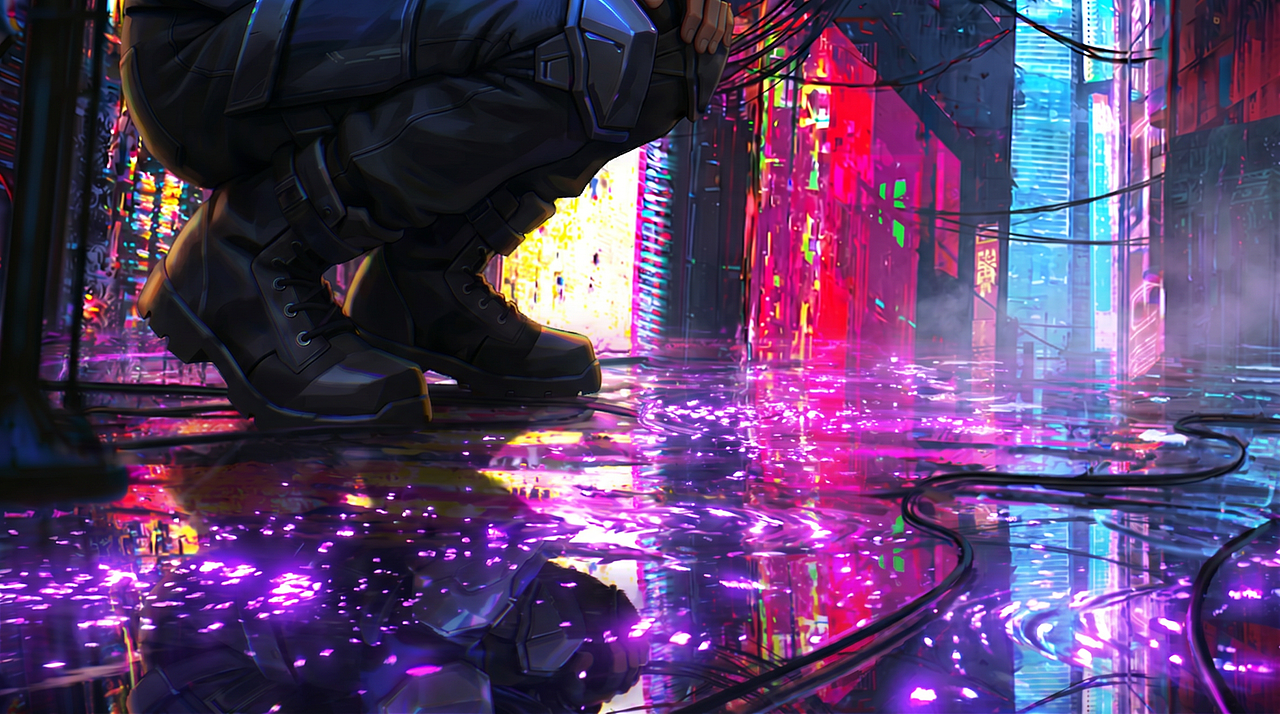 一半一半 AIMV 《半我》#MVLAND嘻哈狂欢派对(图ZNDA5Mjk0MDUy) - AI作品 - 站酷设计师粿条t原创素材 - 站酷ZCOOL