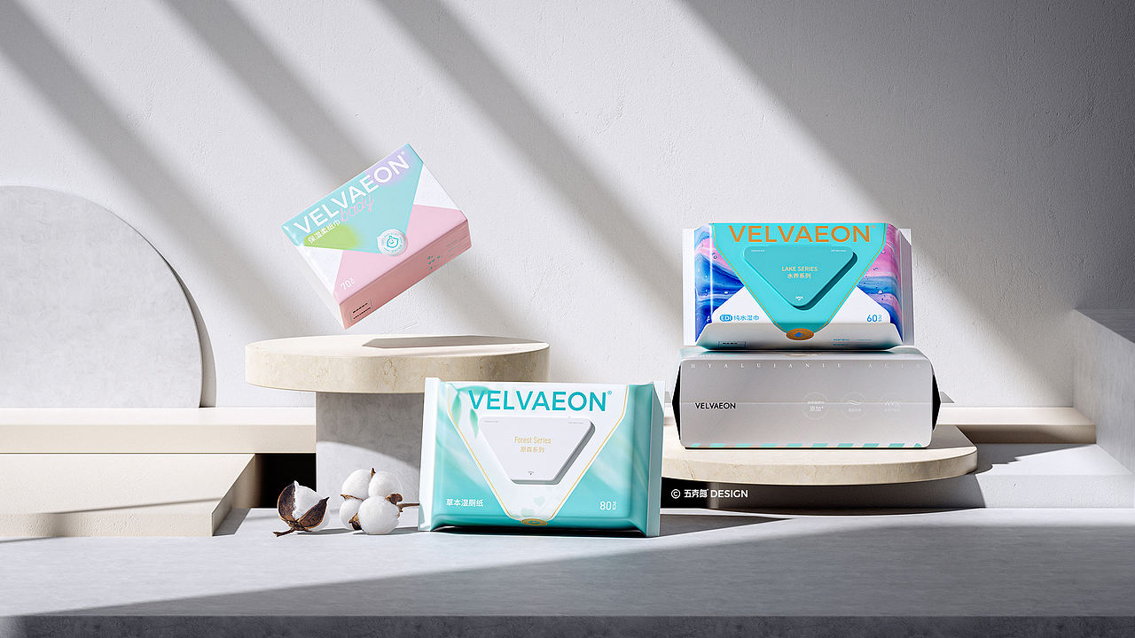 五克氮²×VELVAEON | 纸巾品牌包装设计（图ZNDA5Mjk2OTMy） - 包装 - 站酷设计师五克氮创意设计原创素材 - 站酷ZCOOL