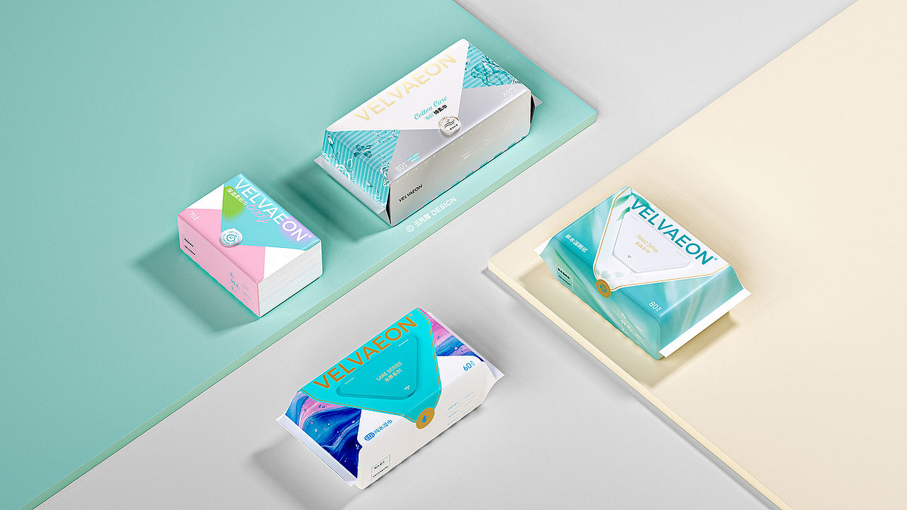 五克氮²×VELVAEON | 纸巾品牌包装设计（图ZNDA5Mjk2OTU2） - 包装 - 站酷设计师五克氮创意设计原创素材 - 站酷ZCOOL