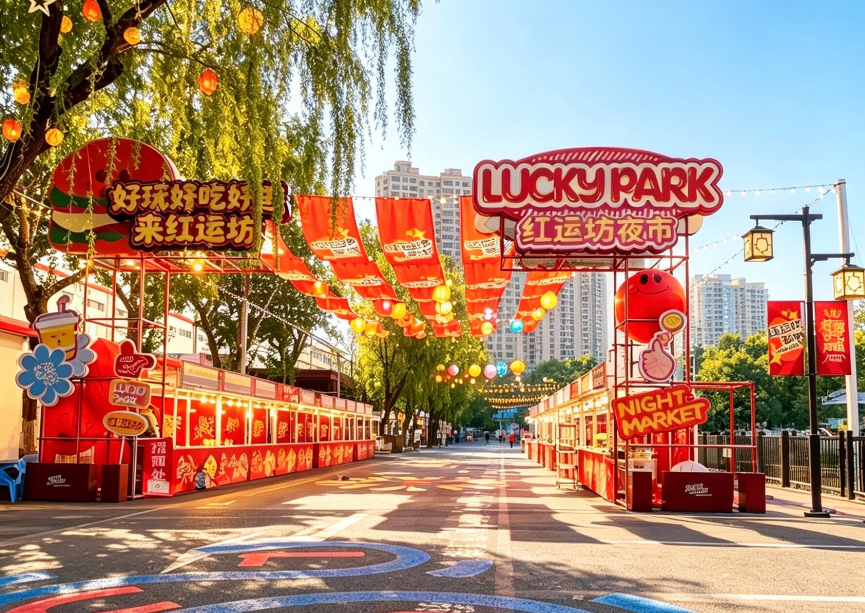 实地复盘：哈尔滨标杆街区美陈氛围升级背后，都是哪些设计公司操盘？（图ZMTU3MTQyMjA=） - 资讯 - 站酷设计师柿子创意机构原创素材 - 站酷ZCOOL