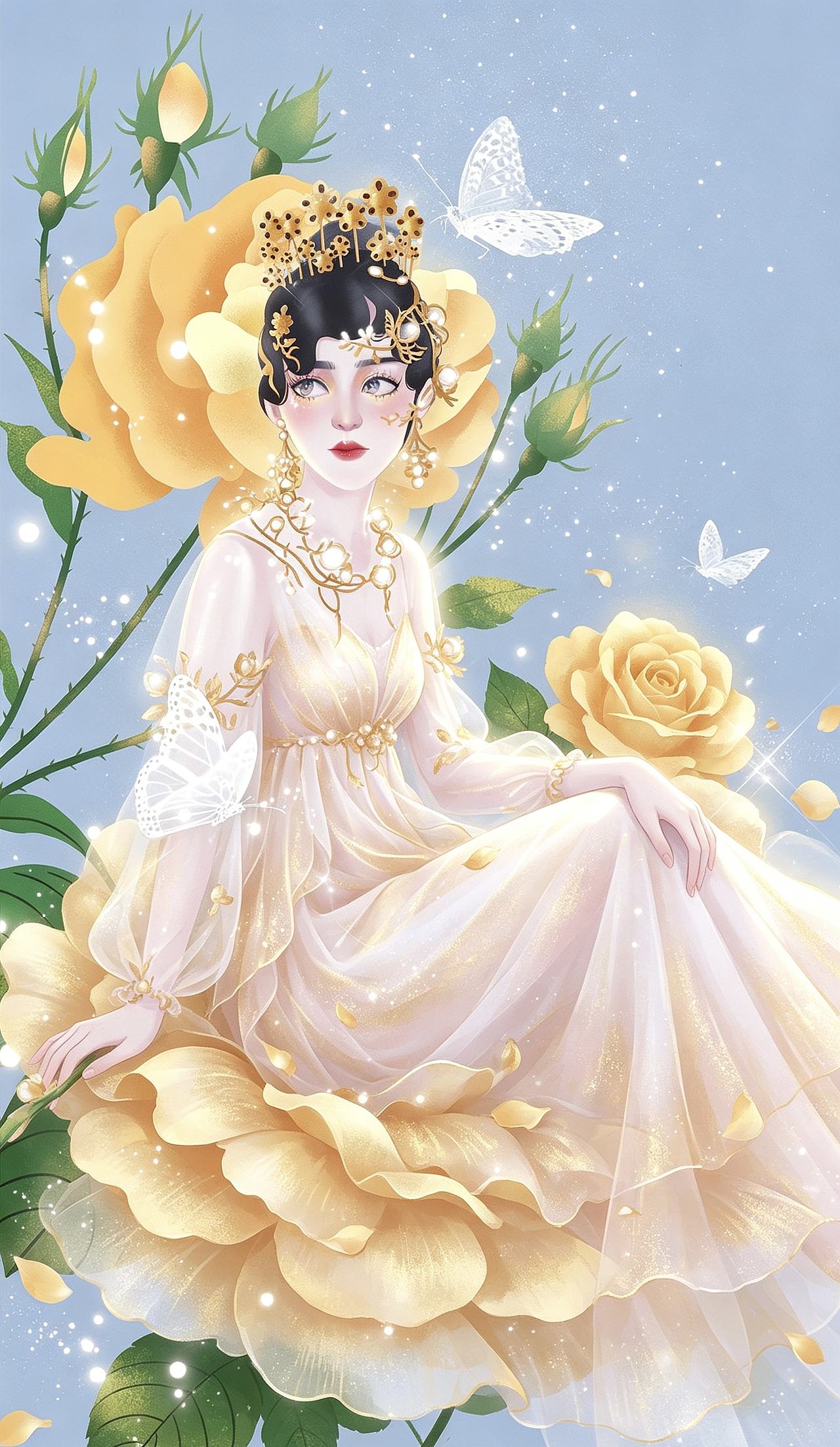 原创IP插画文创《花神之礼》（图ZNDA5MzM1OTc2） - 商业插画 - 站酷设计师ChongwenArt原创素材 - 站酷ZCOOL