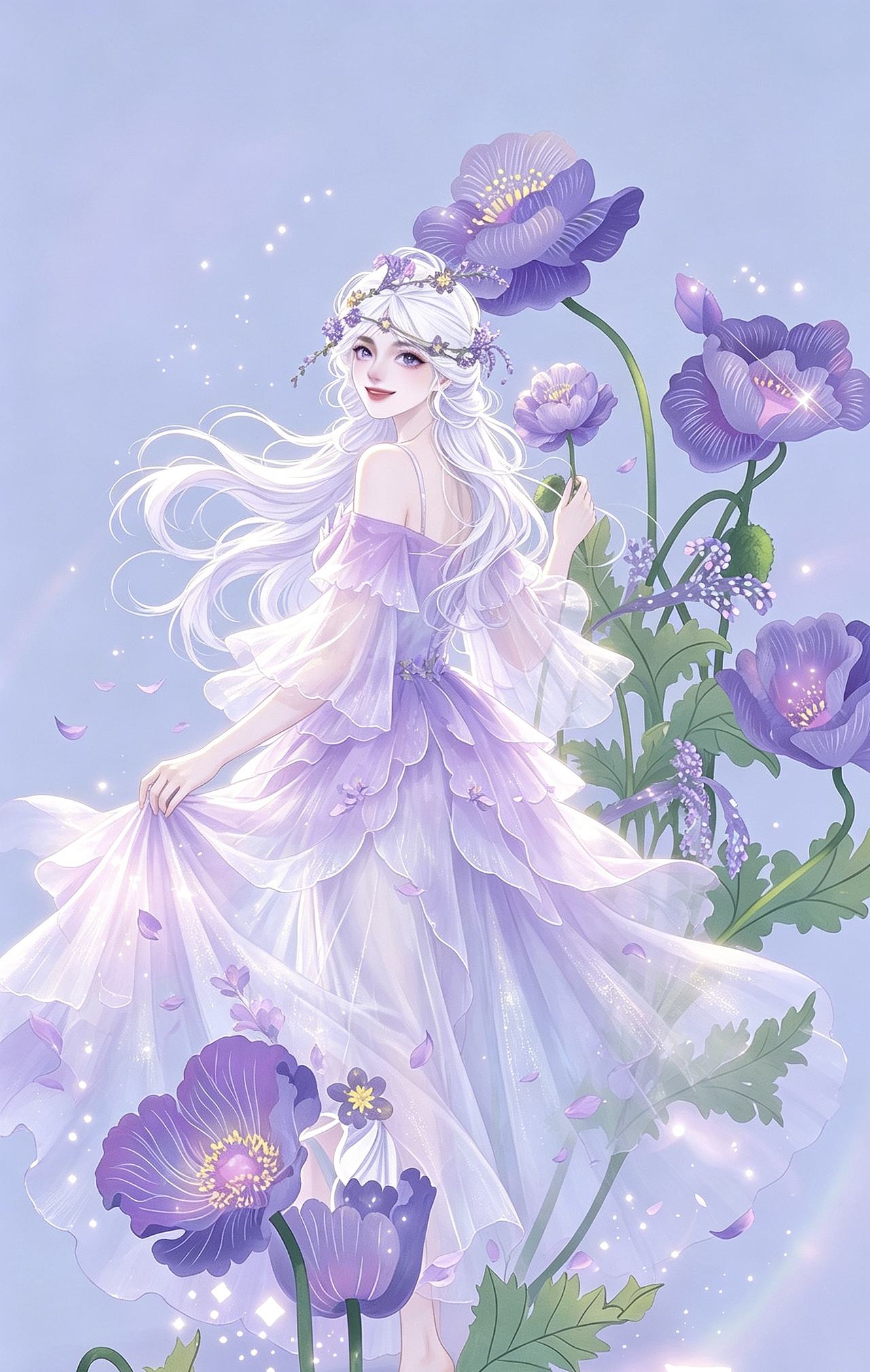 原创IP插画文创《花神之礼》（图ZNDA5MzM2MDQ4） - 商业插画 - 站酷设计师ChongwenArt原创素材 - 站酷ZCOOL