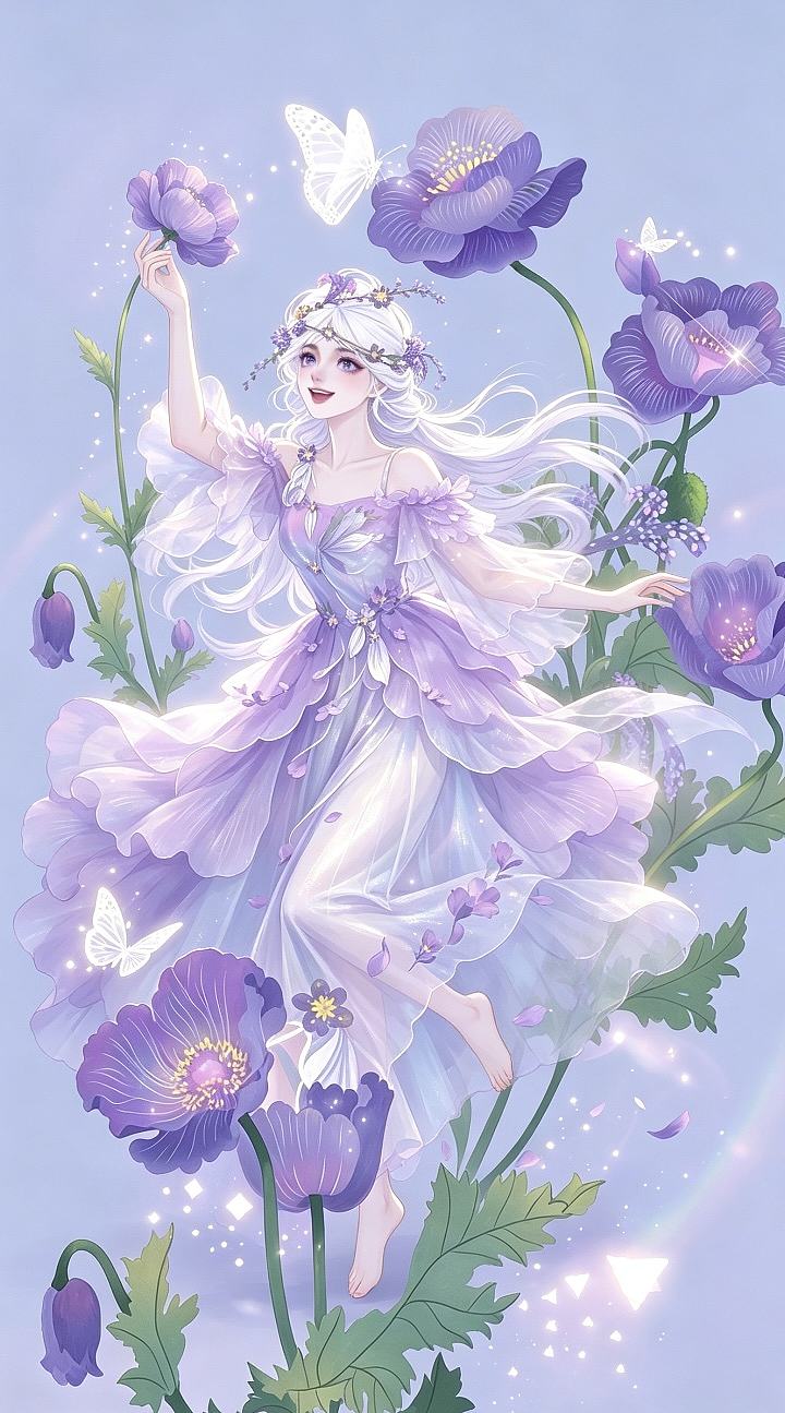 原创IP插画文创《花神之礼》（图ZNDA5MzM2MDAw） - 商业插画 - 站酷设计师ChongwenArt原创素材 - 站酷ZCOOL
