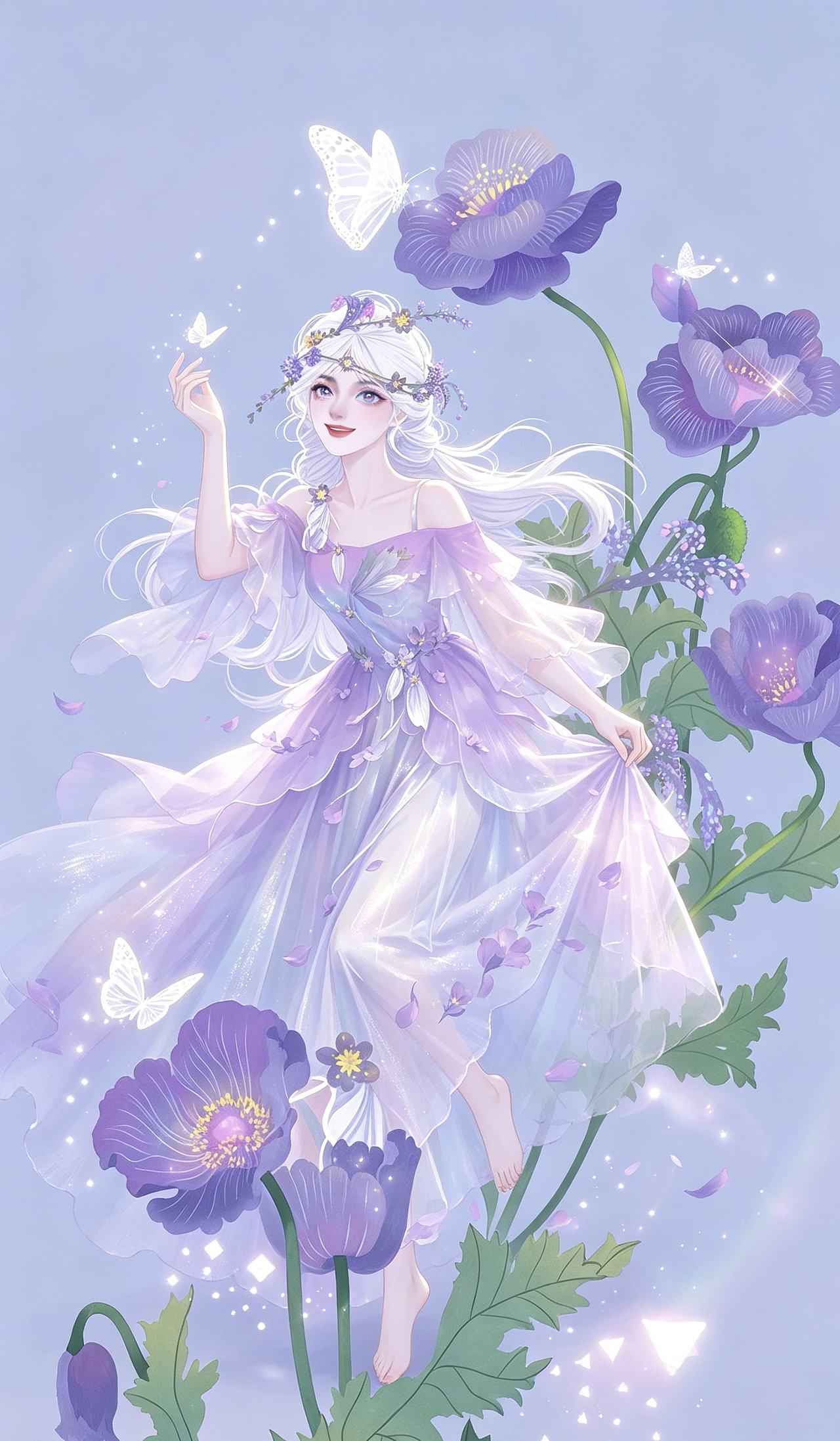原创IP插画文创《花神之礼》（图ZNDA5MzM2MDI0） - 商业插画 - 站酷设计师ChongwenArt原创素材 - 站酷ZCOOL