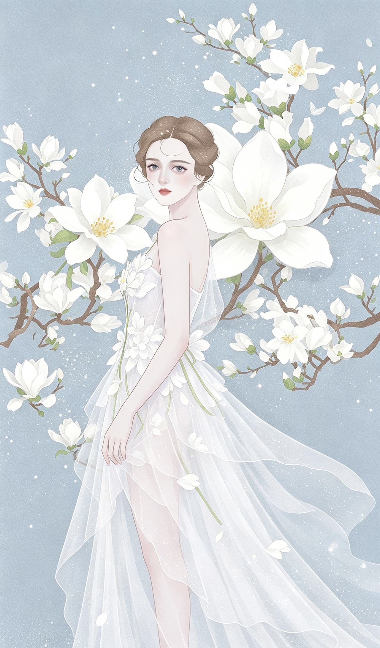 原创IP插画文创《花神之礼》（图ZNDA5MzM1OTY4） - 商业插画 - 站酷设计师ChongwenArt原创素材 - 站酷ZCOOL